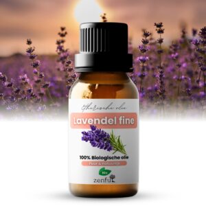 Biologische lavendel etherische olie uit Frankrijk voor rust en ontspanning