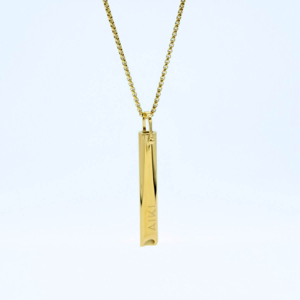 AIKI ademhalingsketting die de uitademing verlengt voor rust en focus