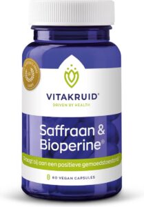 Vitakruid Saffraan 28 mg natuurlijke capsules