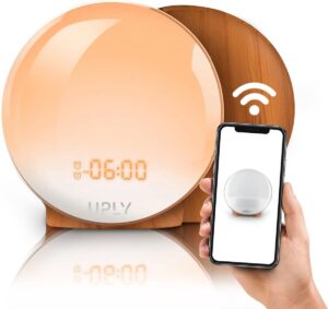 UPLY Wake Up Light - Smart Clock Met USB Oplaadpunt